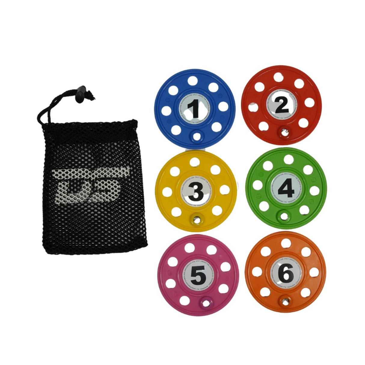 Dive Disc (Set of 6) - Beach & Pool Toys - Dawson Sports