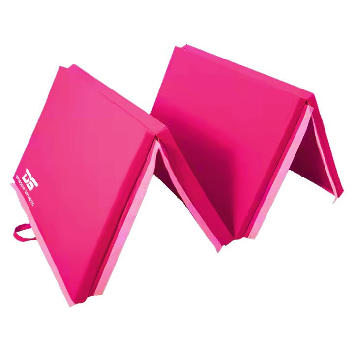 Folding Gymnastic Mat - Pink - Gymnastics Mat - Dawson Sports