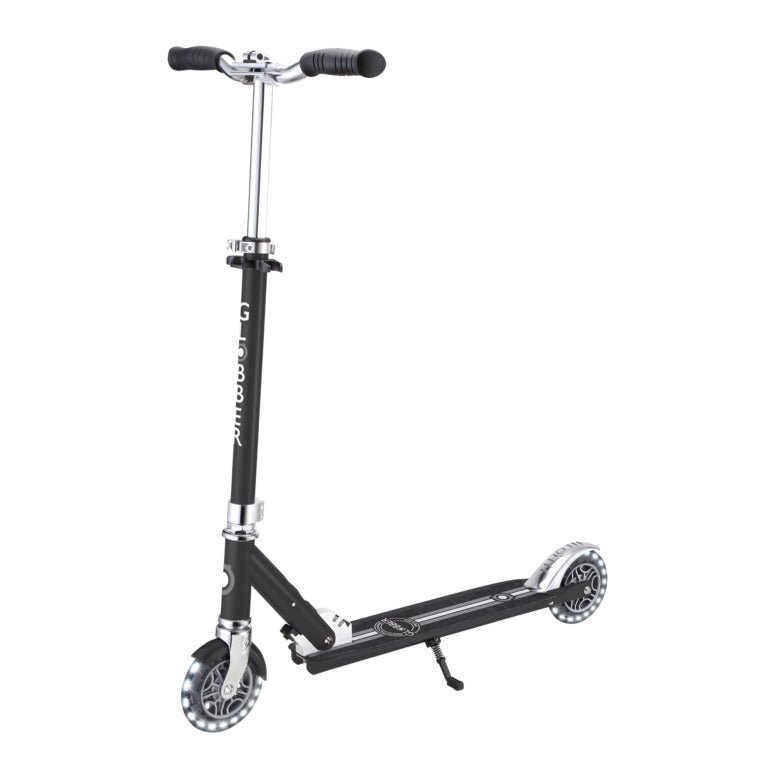 GLOBBER FLOW ELEMENT LIGHTS SCOOTER - BLACK - Riding Scooters - Dawson Sports