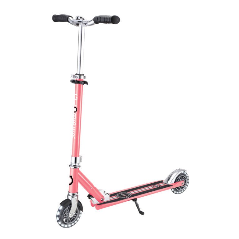 GLOBBER FLOW ELEMENT LIGHTS SCOOTER - CORAL PINK - Riding Scooters - Dawson Sports