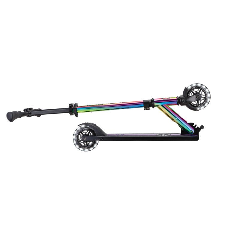 GLOBBER FLOW ELEMENT LIGHTS SCOOTER - NEO CHROME - Riding Scooters - Dawson Sports