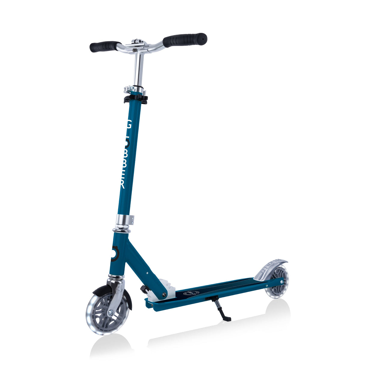 GLOBBER FLOW ELEMENT LIGHTS SCOOTER - PETROL BLUE - Riding Scooters - Dawson Sports