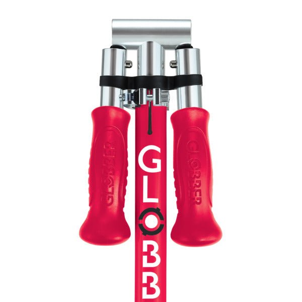 GLOBBER FLOW FOLDABLE JUNIOR LIGHTS - RED - Riding Scooters - Dawson Sports