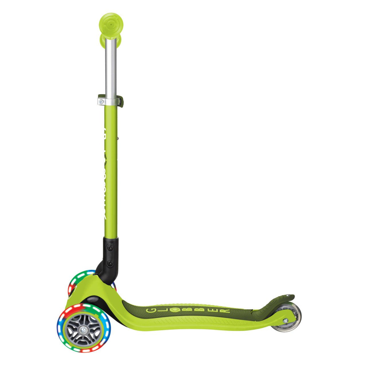 GLOBBER PRIMO FOLDABLE LIGHTS - LIME GREEN - Riding Scooters - Dawson Sports