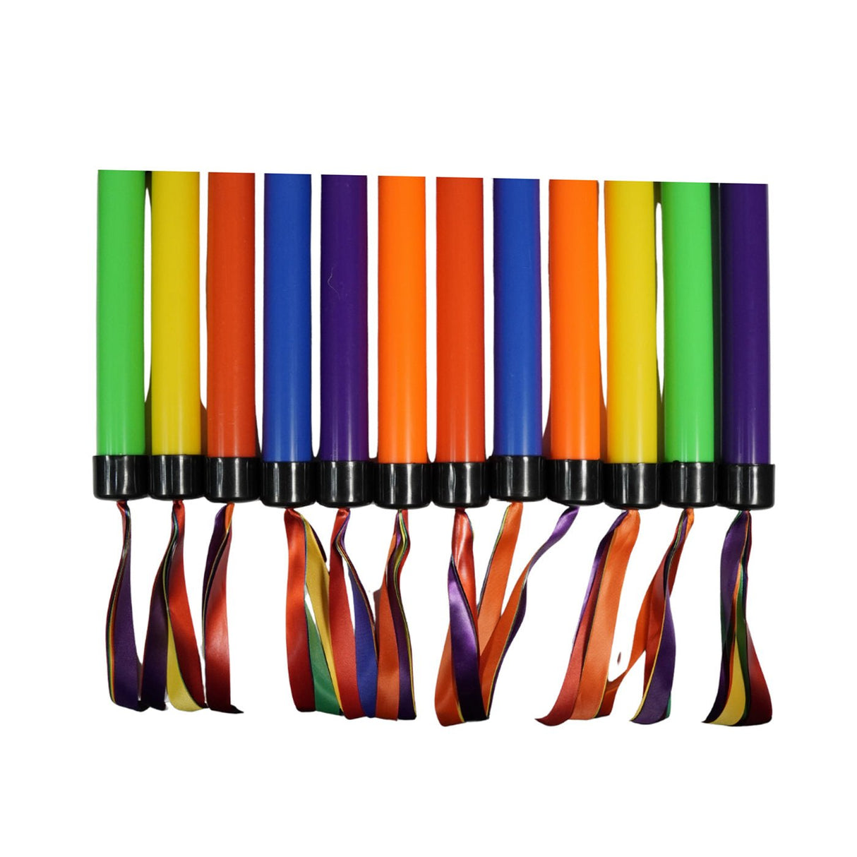 Gymnastic Ribbon Wand - Super Pack (Set of 12) - Training Aids - Dawson Sports