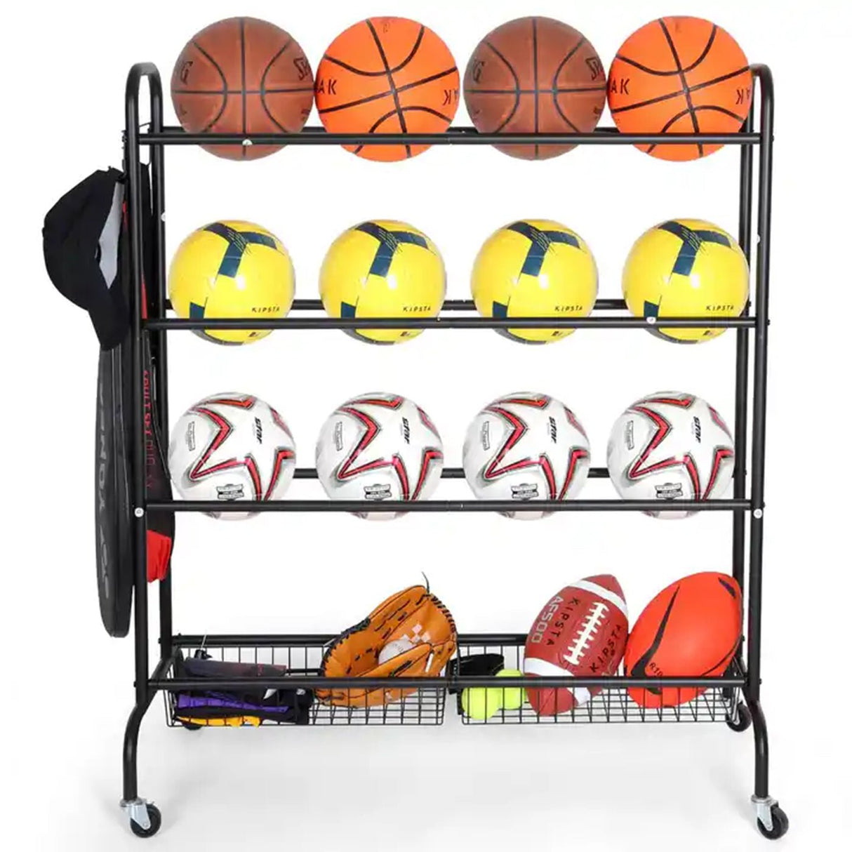 Mobile Ball Rack/Cart - Storage & Trolleys - Dawson Sports
