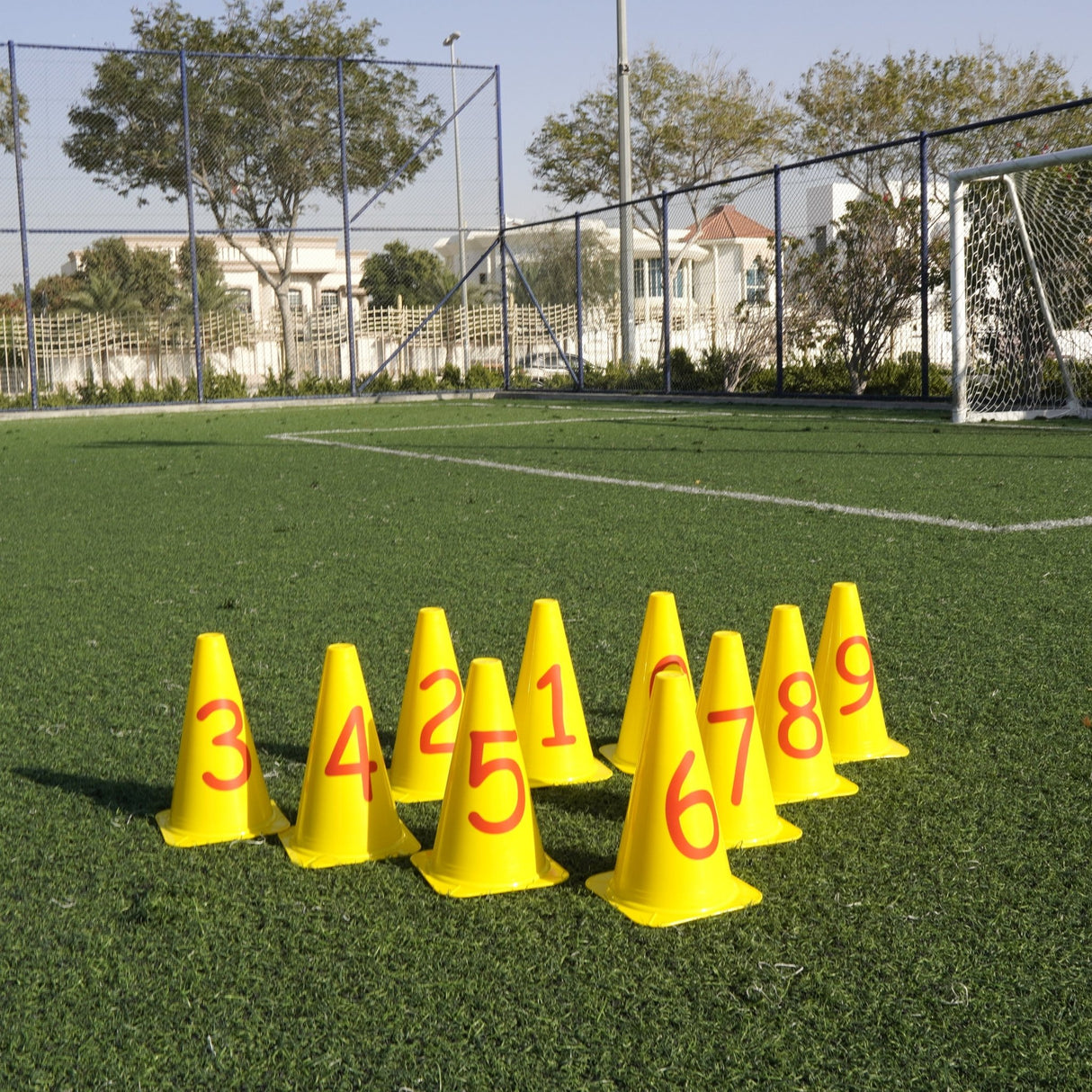 Numbered Cone Set (Set of 10) - Coaching & Drills - Dawson Sports