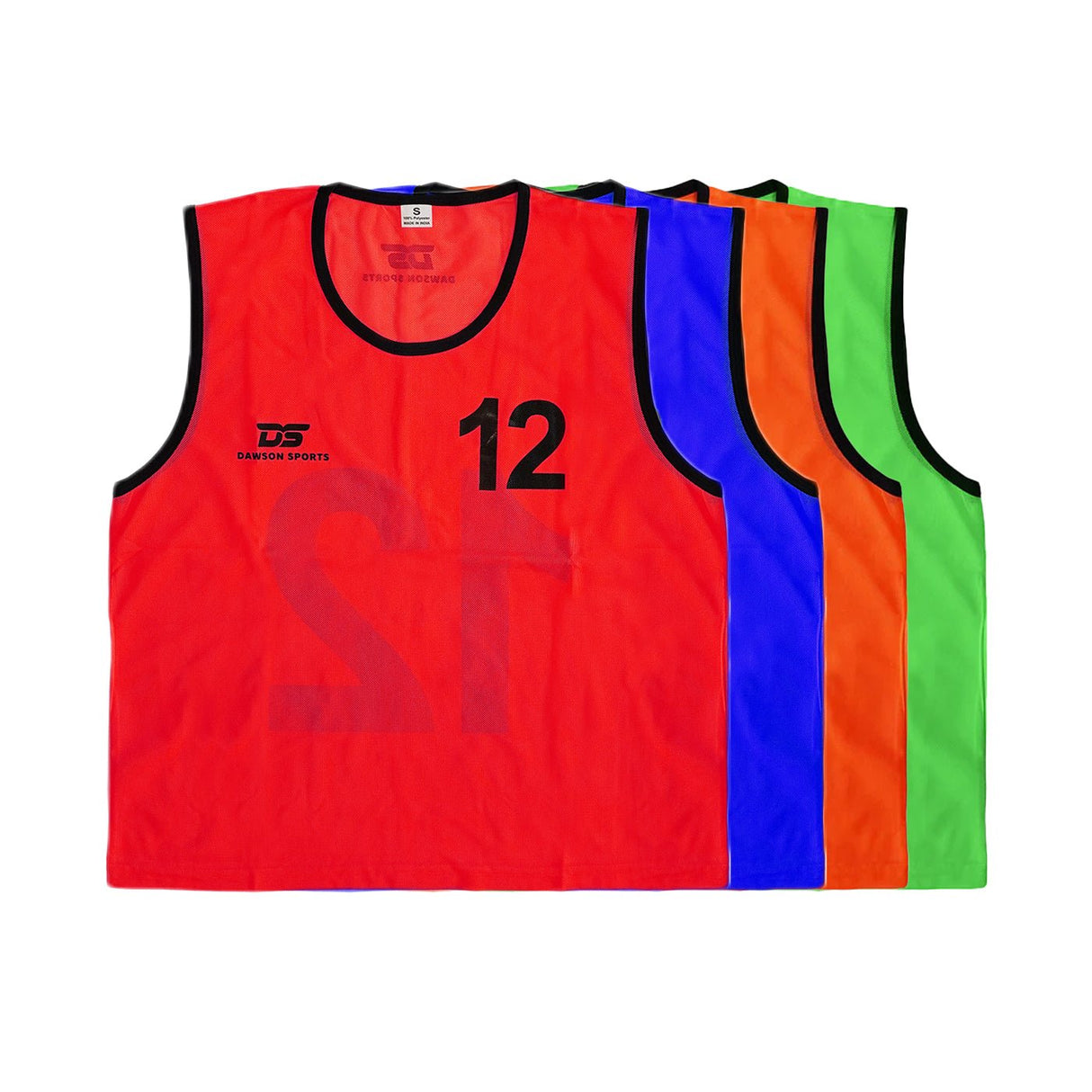 Numbered Mesh Training Bibs (Set of 12) - Training Bibs - Dawson Sports