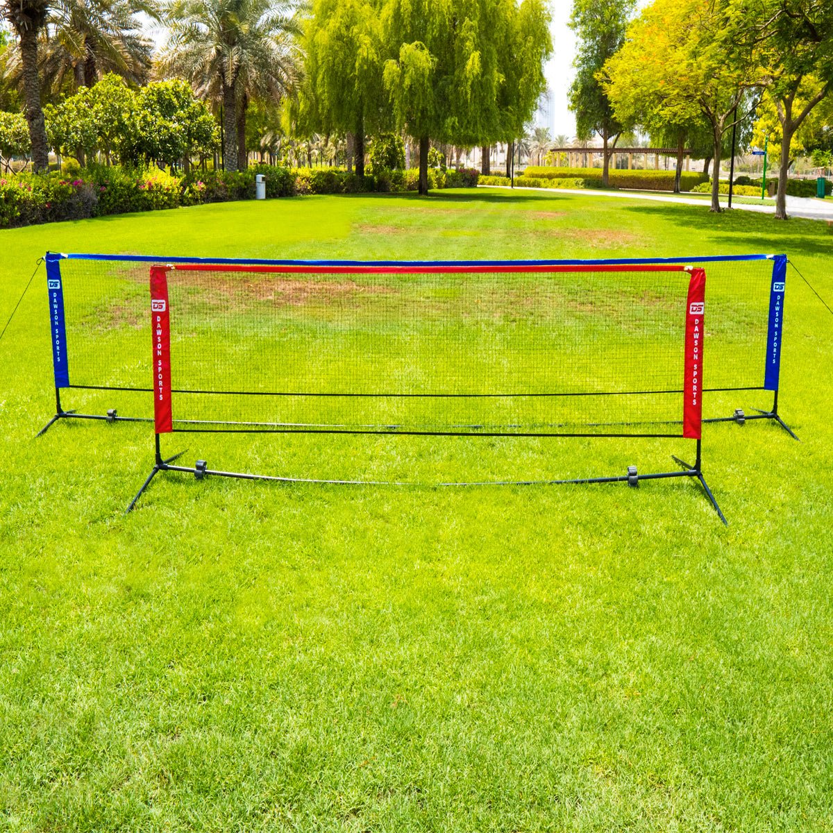 Pop Up Tennis / Badminton Net 5M - Post & Nets - Dawson Sports