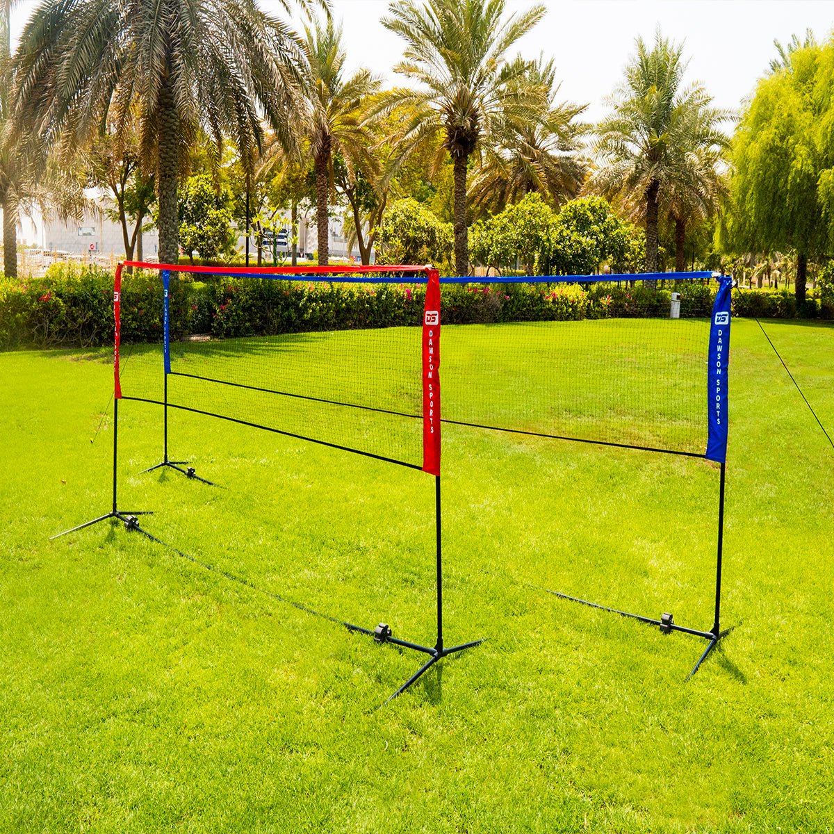 Pop Up Tennis / Badminton Net 5M - Post & Nets - Dawson Sports