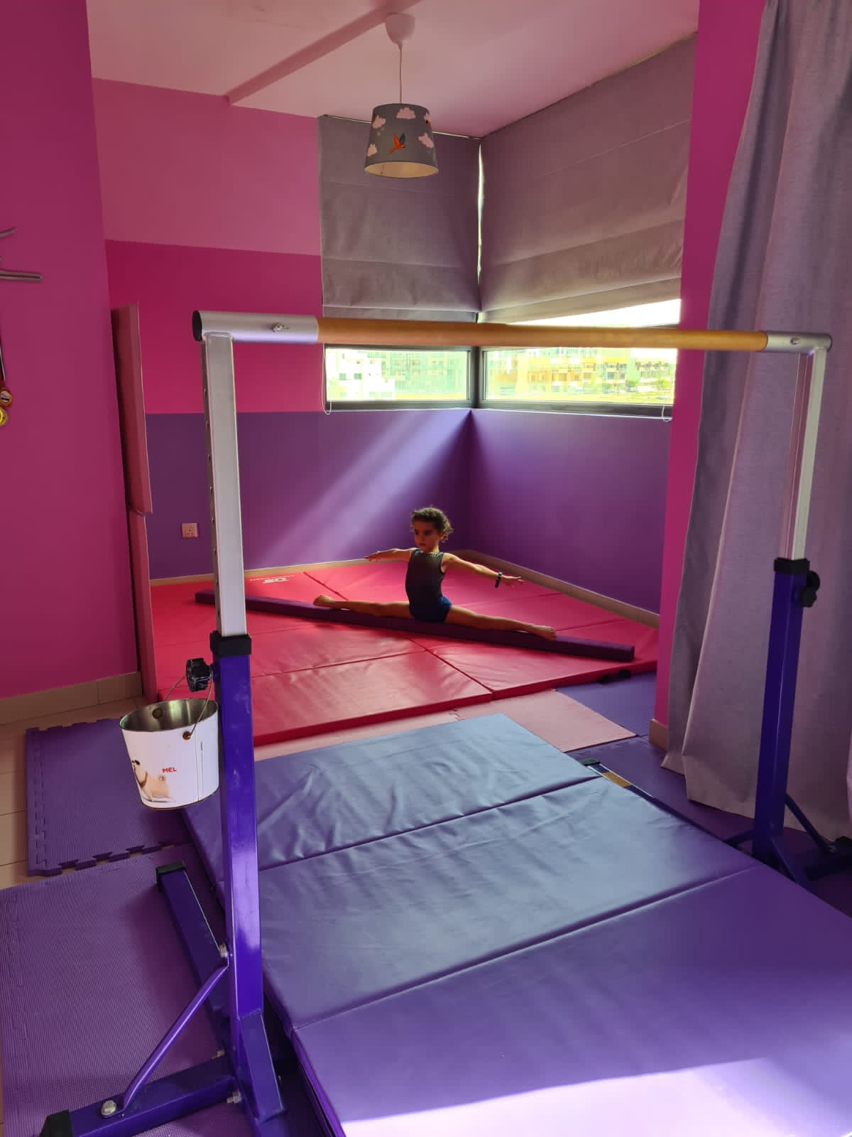 Simple Training Horizontal Bar - Purple - Bars & Balance Beams - Dawson Sports
