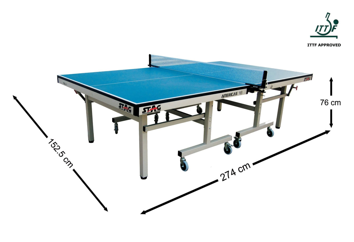 STAG Americas 16 Table Tennis Table - Table Tennis Table - Dawson Sports