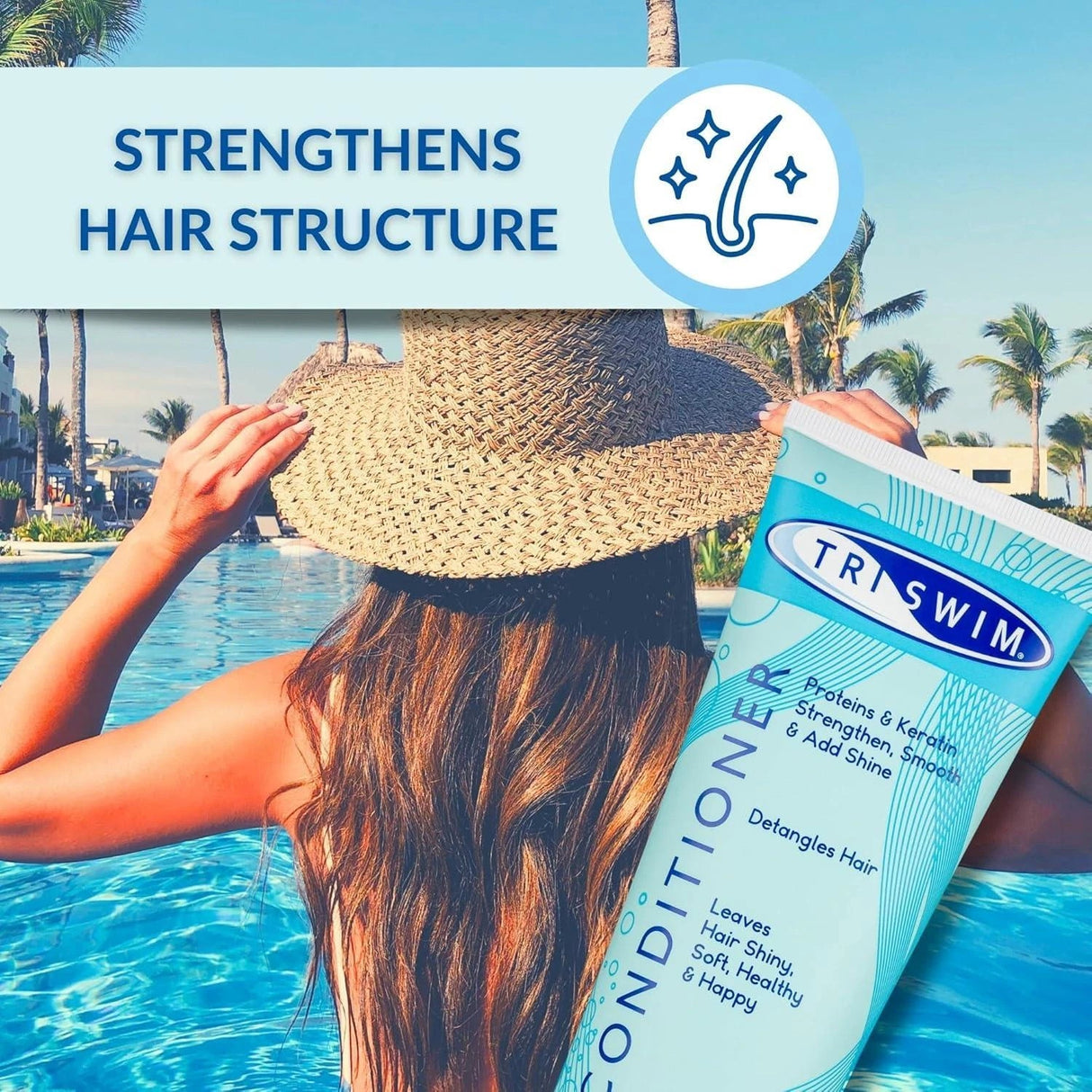 TRISWIM - CONDITIONER (Pineapple & Mango) 251ml - Hair Care - Dawson Sports