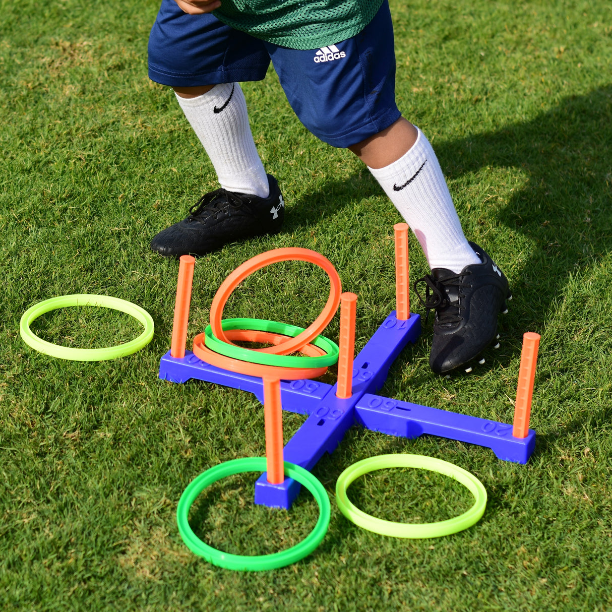 Ring Toss Game Set (5 Target, 6 Rings)