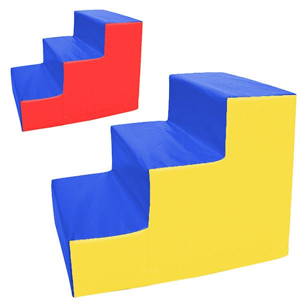 3 - Step Foam Stair - Soft Play - Dawson Sports