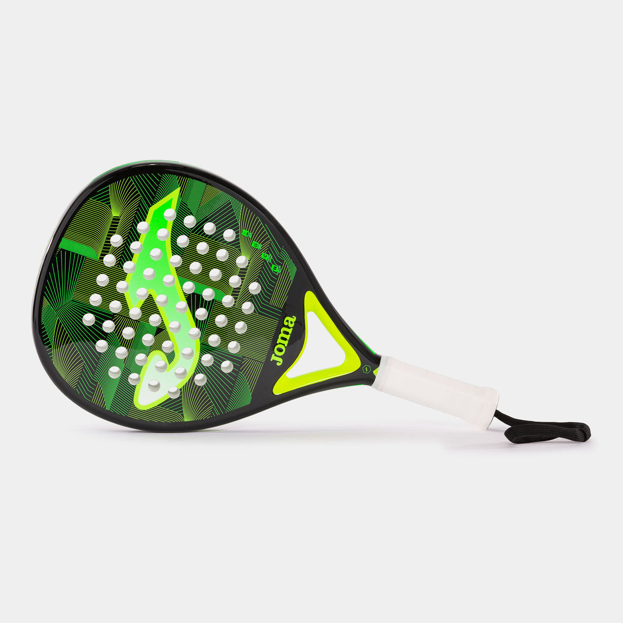 Joma Open Paddle Racket Black/Fluor Green