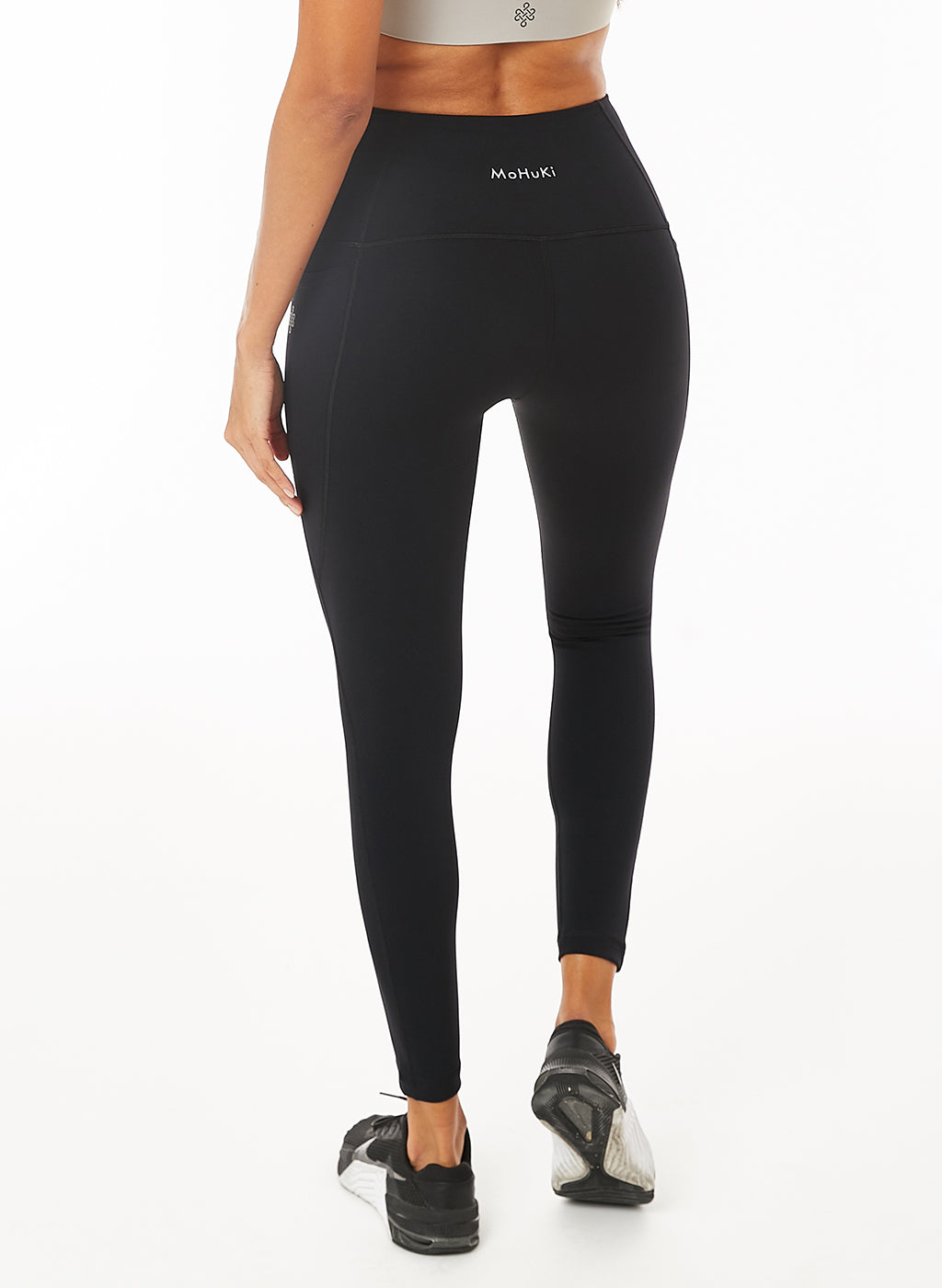 Laura Side Pocket Legging - Black
