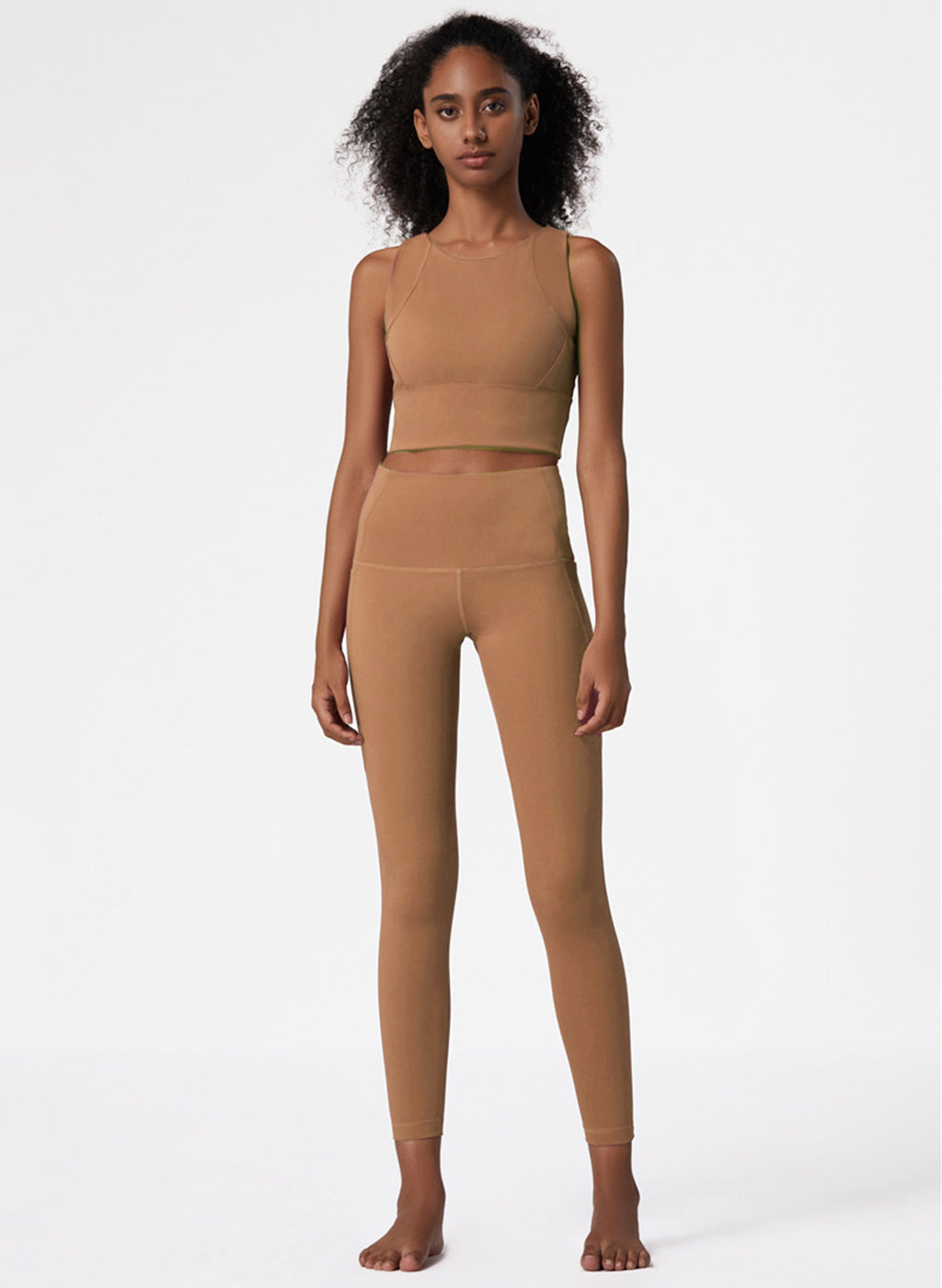 Laura Side Pocket Legging - Cocoa