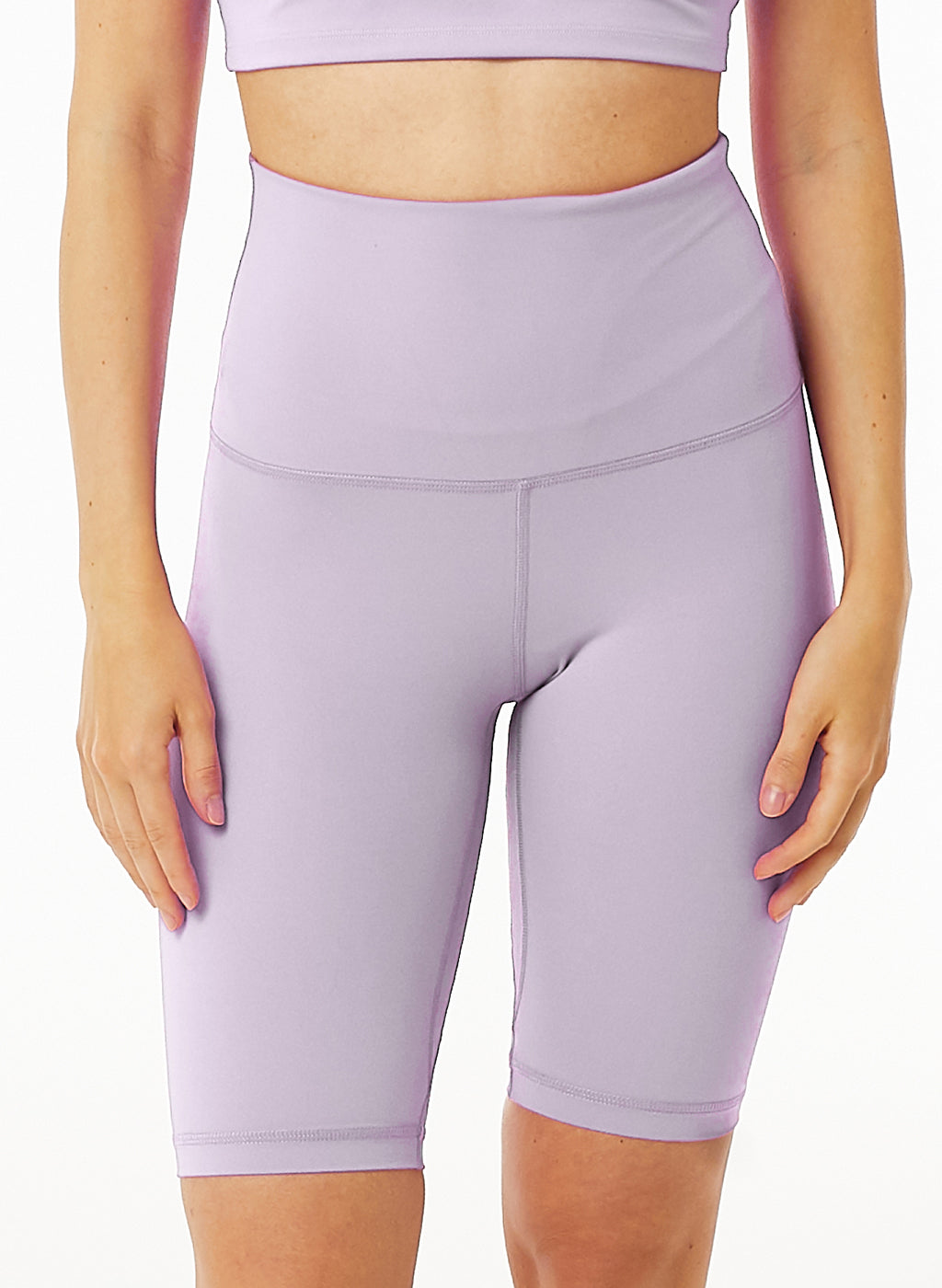 Billie Biker High Waist Short - Lilac Purple