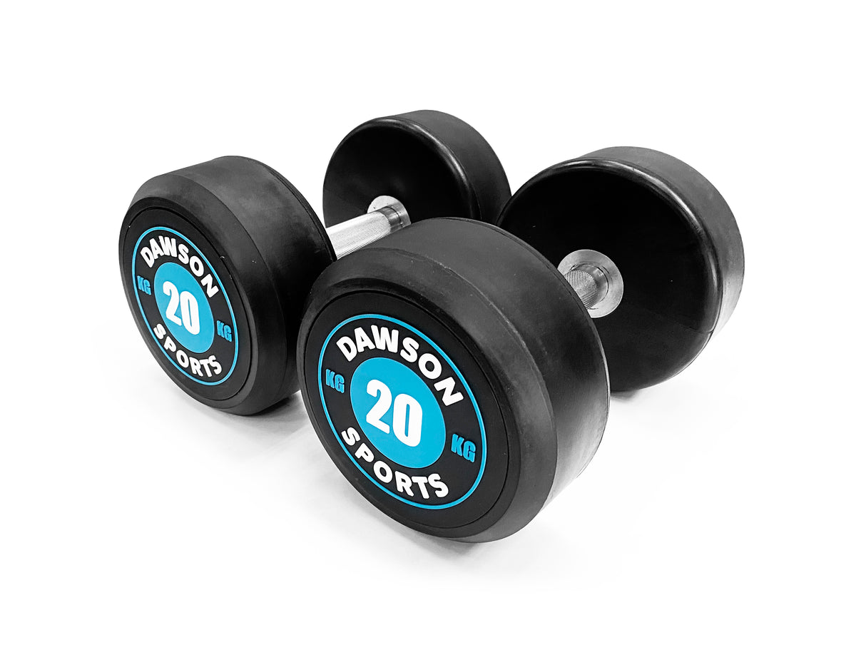 Power-100 Rubber Dumbbells - PAIR