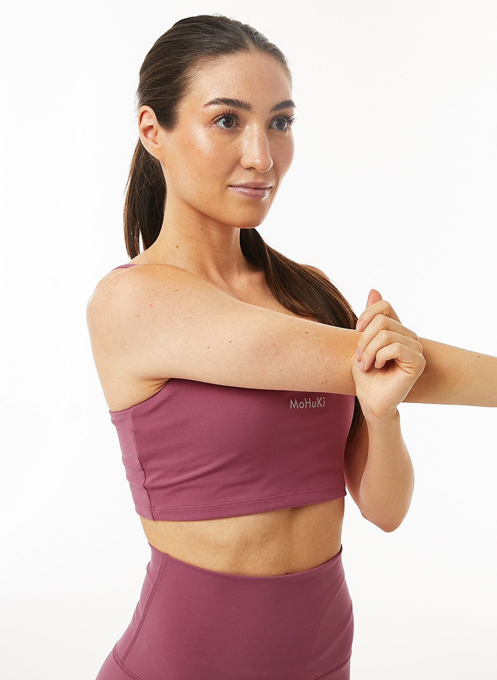 Billie Biker High Waist Short - Prune Red