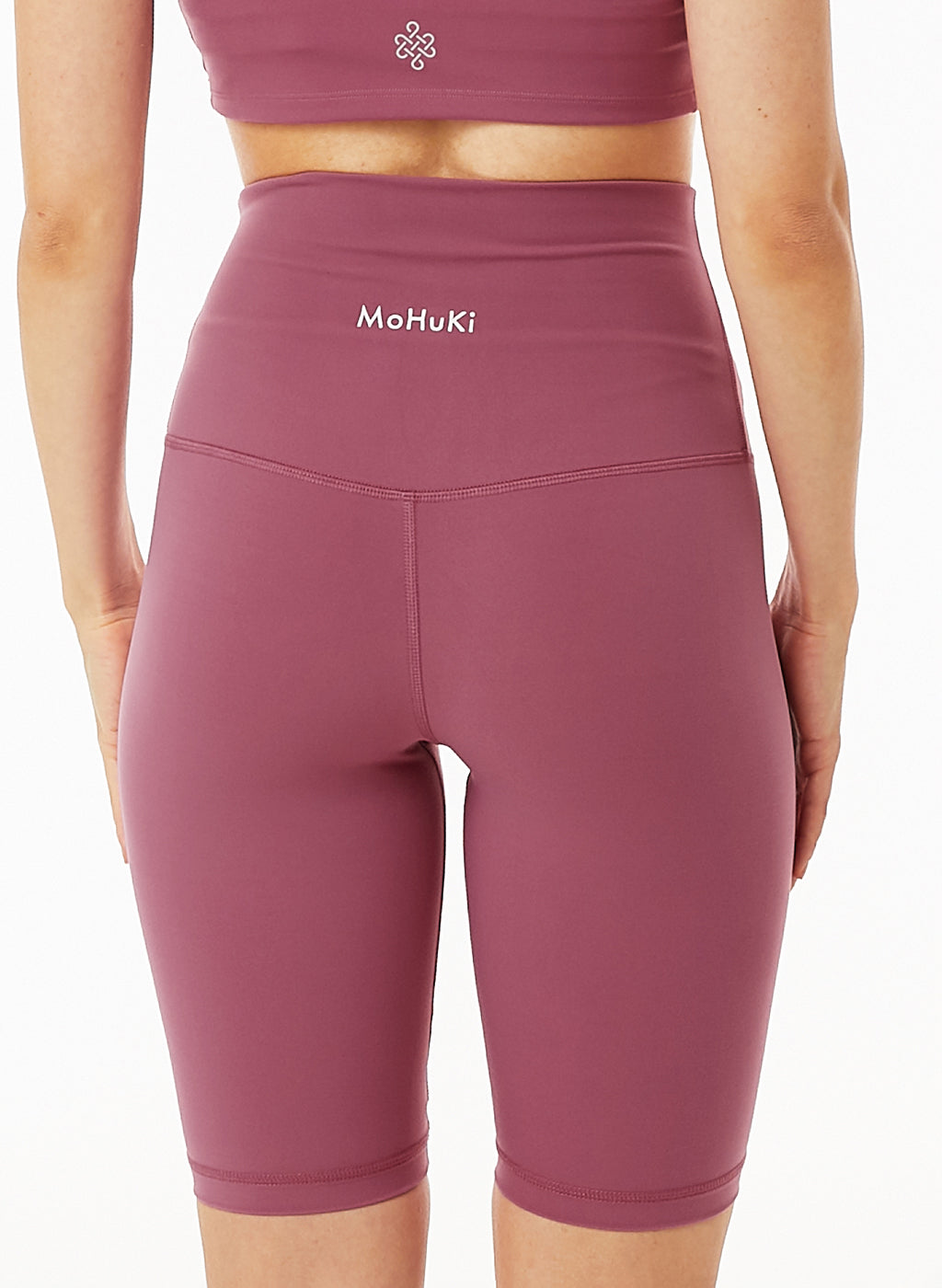 Billie Biker High Waist Short - Prune Red