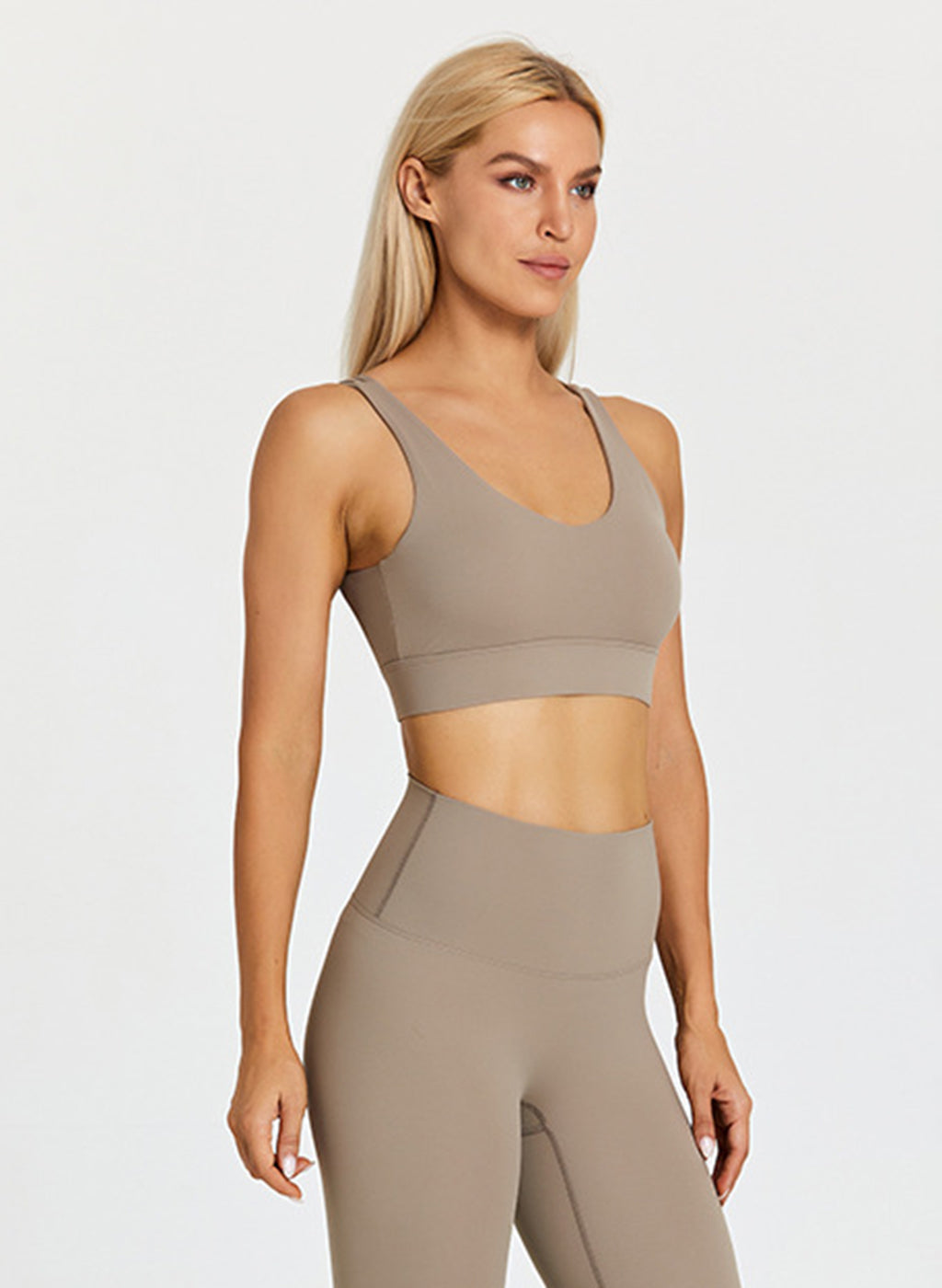 Olivia Performance Bra - Stone