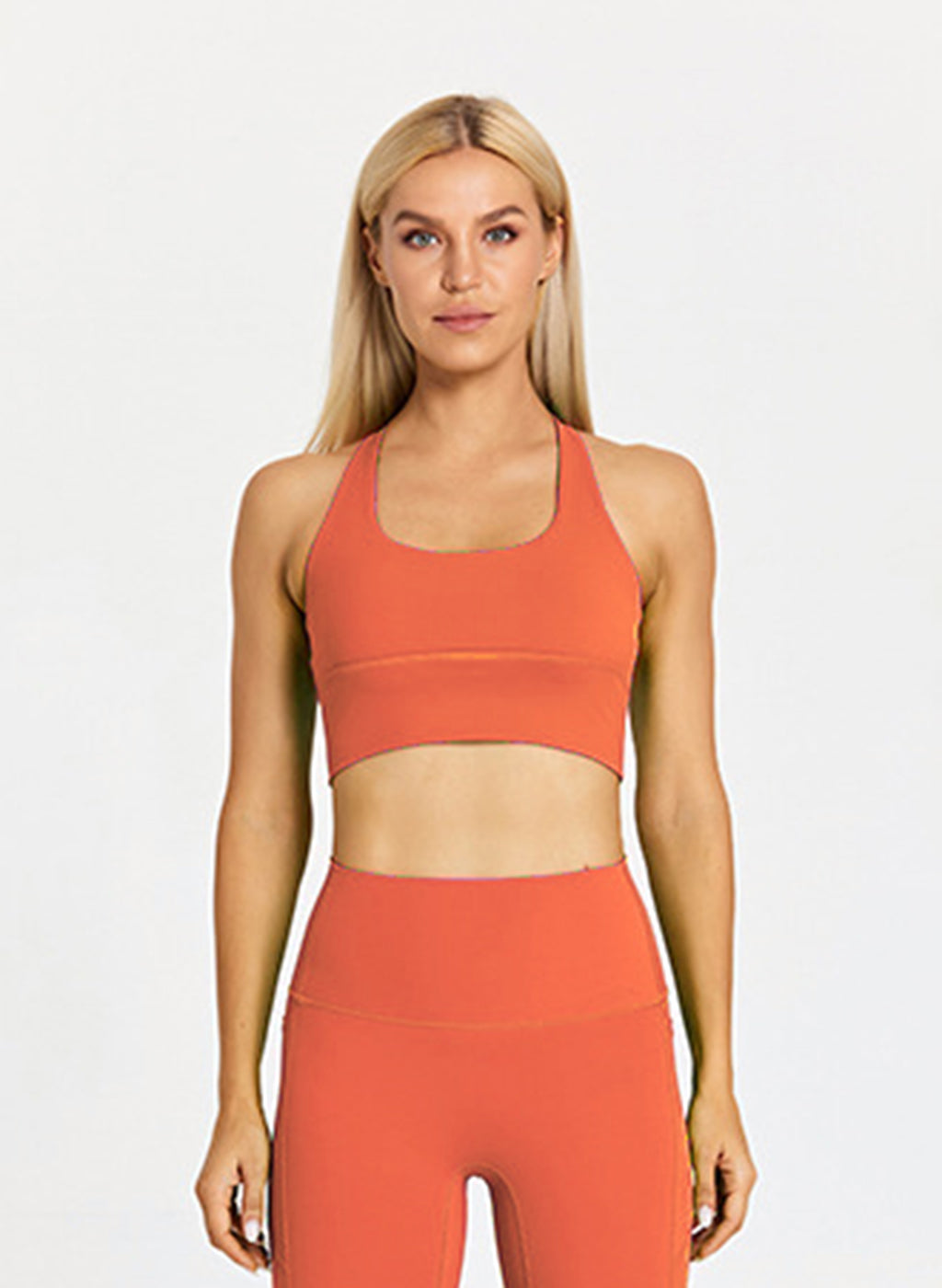 Olivia Crossback Bra - Watermelon