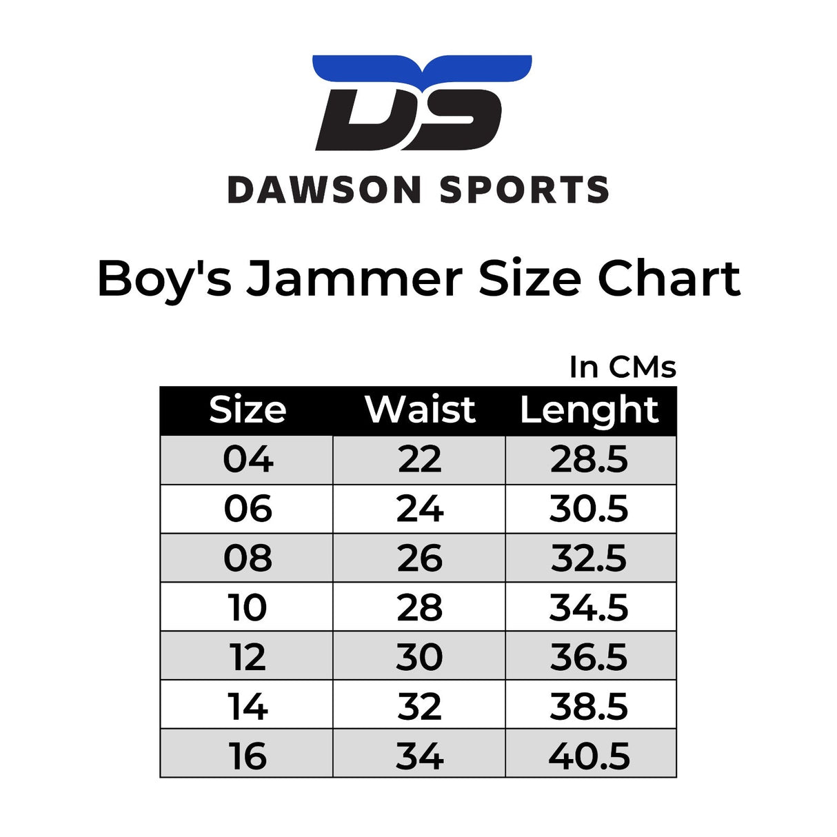 Boys Performance Jammers – Black
