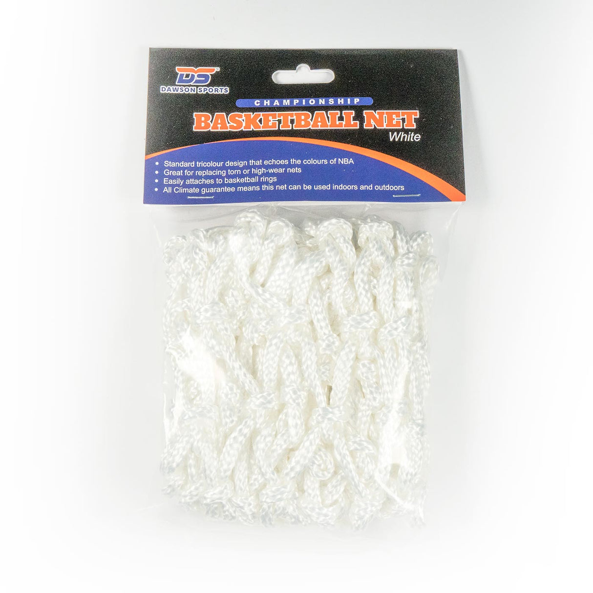 Championship Basketball Net - White 6mm - Ring & Nets - Dawson Sports