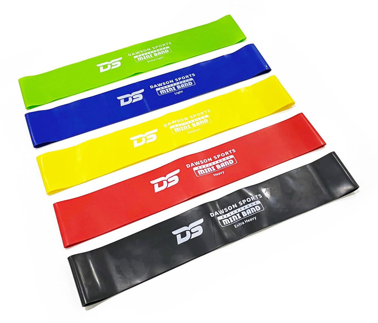 DS Resistance Mini Bands - Pack of 5 - Fitness - Dawson Sports