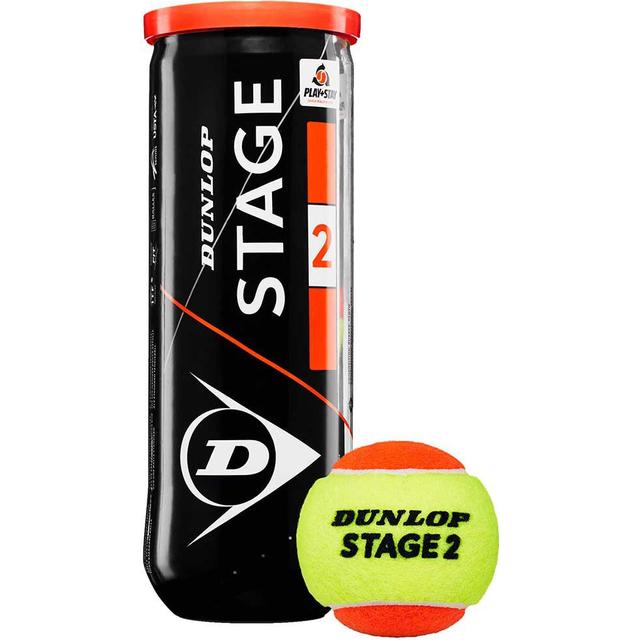 Dunlop Tennis Ball STAGE 2 ORANGE 3PET - Tennis Balls - Dawson Sports