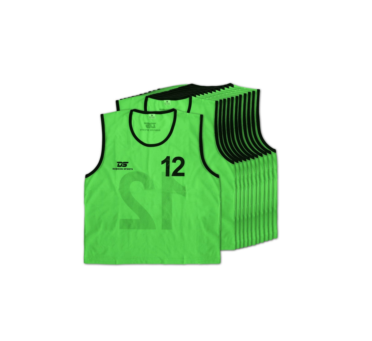Numbered Mesh Training Bibs (Set of 12) - Training Bibs - Dawson Sports