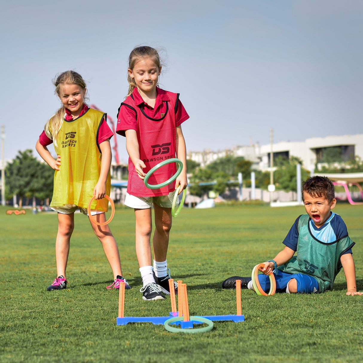 Ring Toss Game Set (5 Target, 6 Rings) - Early Years - Dawson Sports