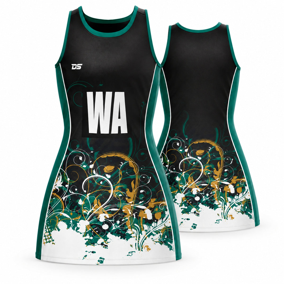 Custom Netball Dress - Design 6