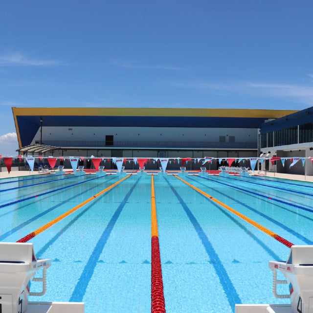 Anti Wave Midi Swimming Lane Rope with Tensioner (25m