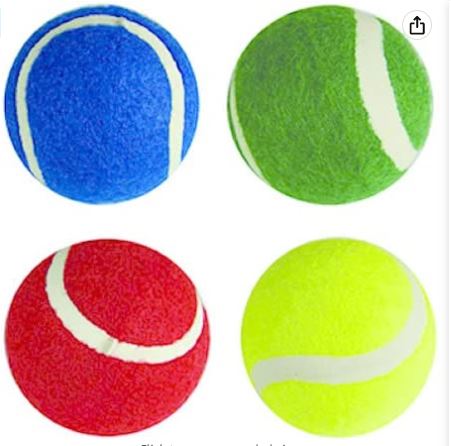 DS Coloured Tennis Balls (Pack of 12)