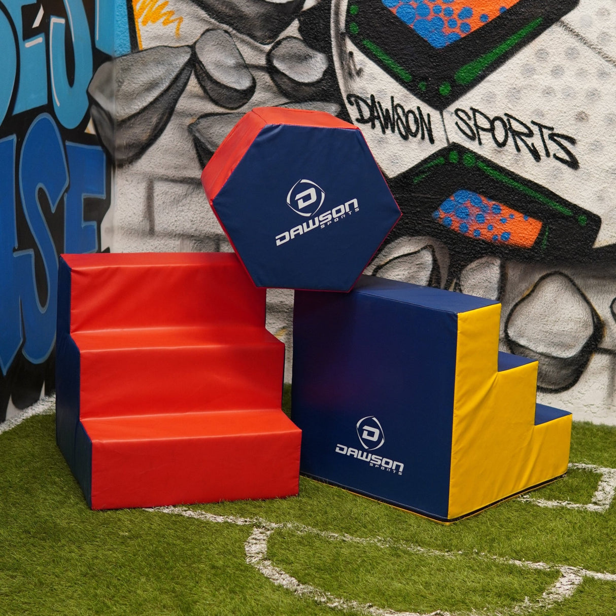 3 - Step Foam Stair - Soft Play - Dawson Sports