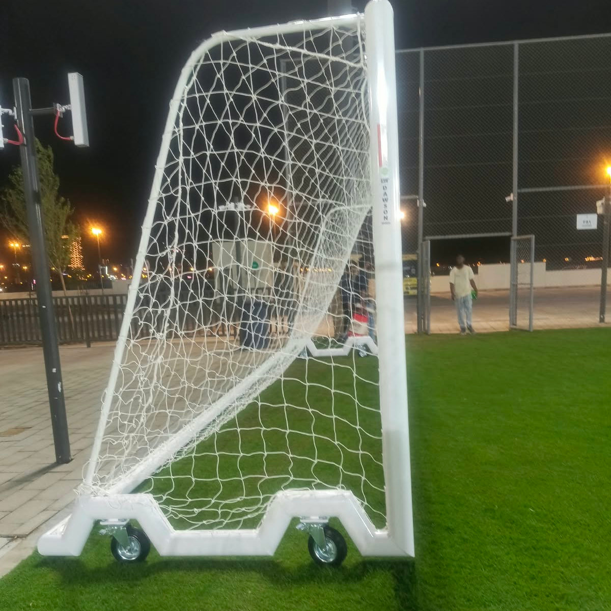 Aluminium Soccer Goal - 360° Swivel Wheels
