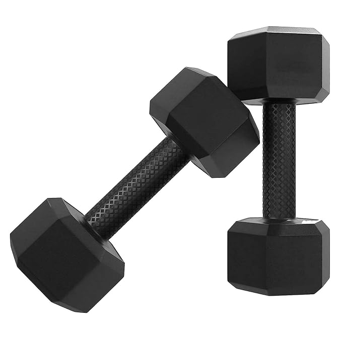 PVC Hex Dumbbells - PAIR