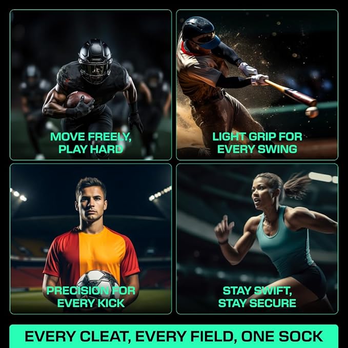 Lux Pro Cleat Performance Grip - Calf Sock - White