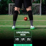 Lux Soccer Grip - Knee Sock - Black