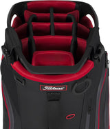 Titleist Hybrid 14 Golf Bag - BLACK/BLACK/RED