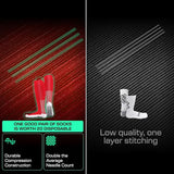 Lux Soccer Grip - Knee Sock - Red