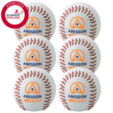 Aresson Bullet Rounders Ball White - Set of 6