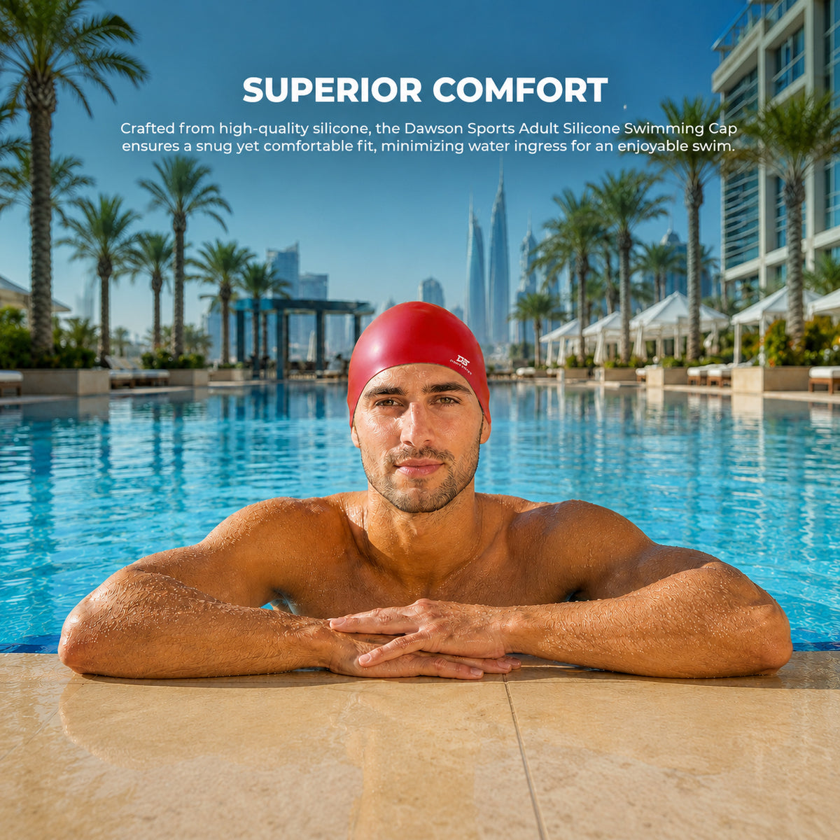 Adult Silicone Swimming Cap