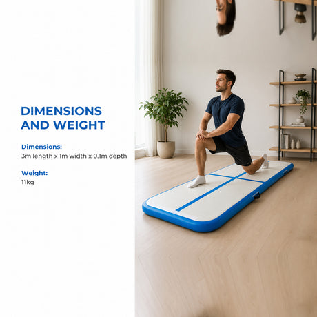 Air Track Inflatable Gymnastics Mat with Air Track Pump