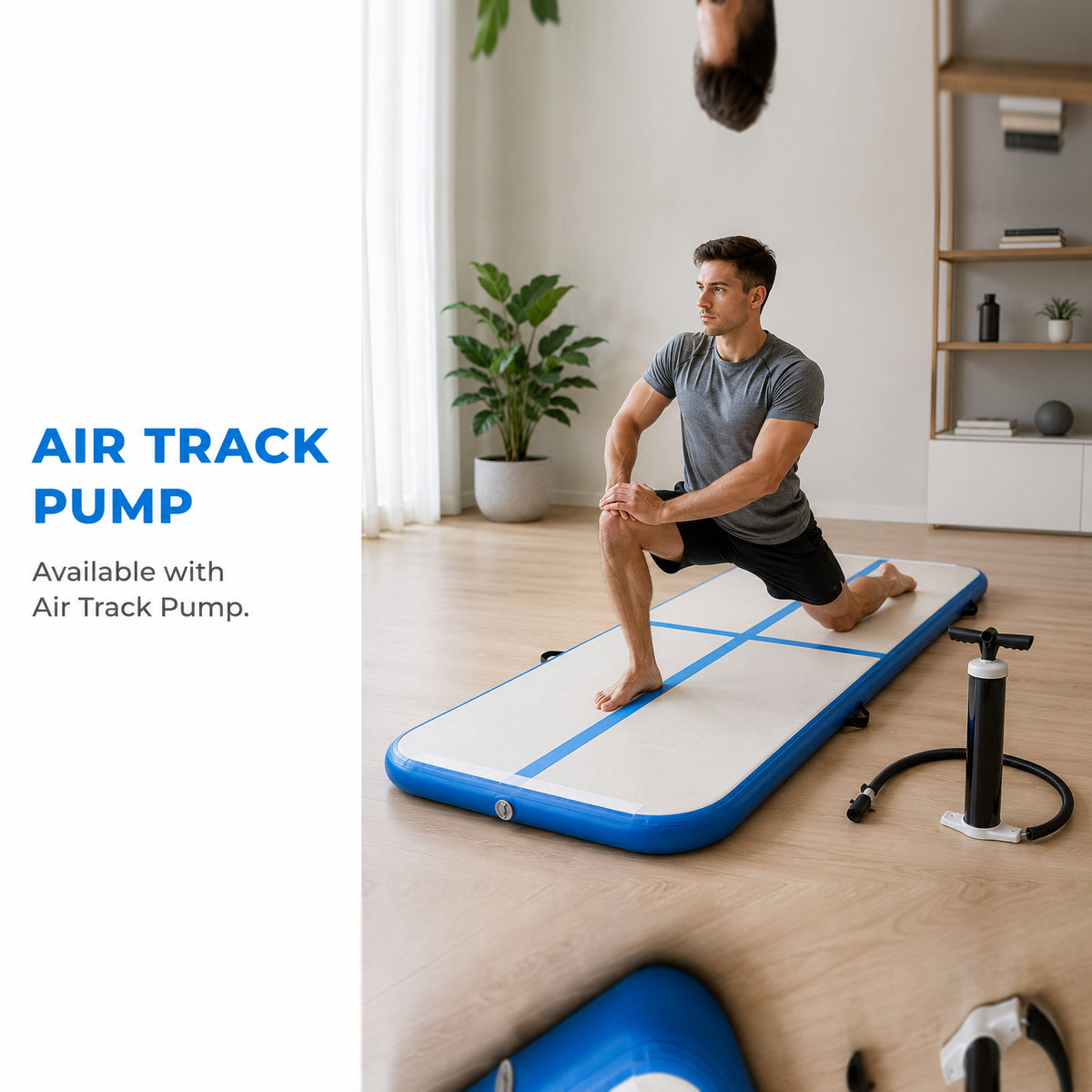 Air Track Inflatable Gymnastics Mat with Air Track Pump