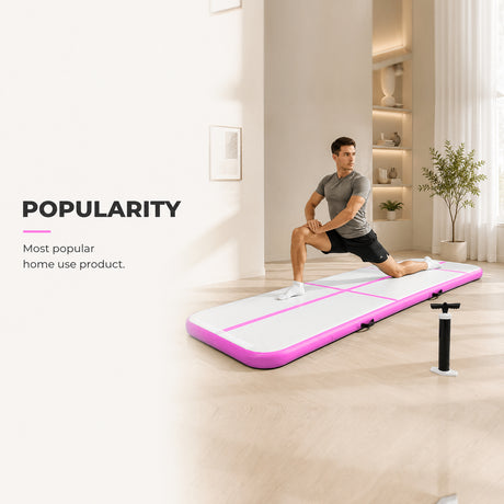 Air Track Inflatable Gymnastics Mat with Air Track Pump