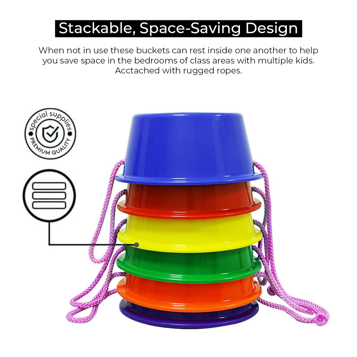 Walking Buckets - Set of 6